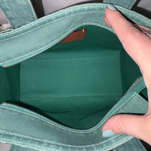 Coach Cargo Denim Tote 26 w/Coach Dusty - Picture 7 of 12